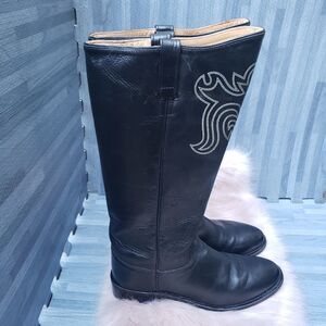 Old West Riding Boots - Round Toe